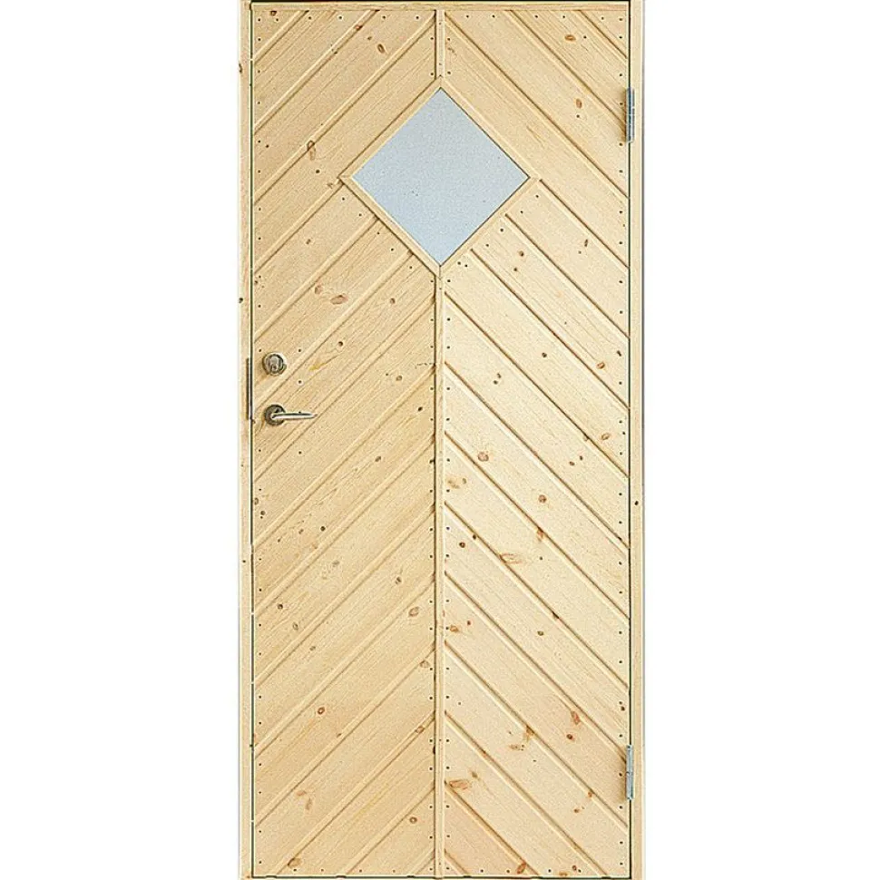 Varaston ovi Jabo 10° kalanruotopaneeli vasen 80x190cm 2-lasi