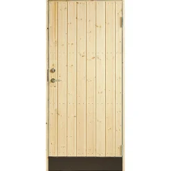 Varaston ovi Jabo 18° suora paneeli, lasi vasen 90x200cm 2-lasi