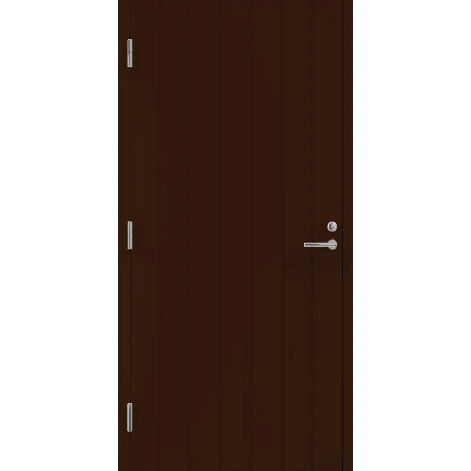 Varaston ovi Oulux VO2 karmi 92 mm RR32 tummanruskea