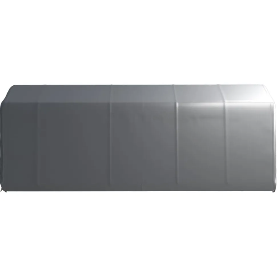 Varastoteltta 300x600 cm teräs harmaa (79588)
