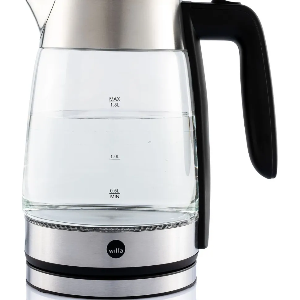Vedenkeitin Wilfa 1.8 L lasinen