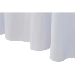 Venyvät pöytäliinat 2 kpl helmalla 183x76x74 cm valkoinen