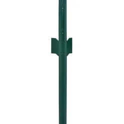 Verkkoaita tolpilla teräs 25x0.5m silmäkoko 25mm vihreä