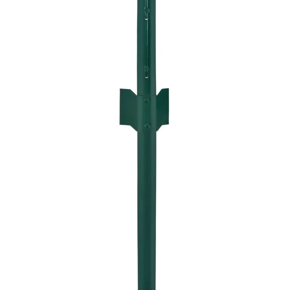 Verkkoaita tolpilla teräs 25x0.5m silmäkoko 25mm vihreä