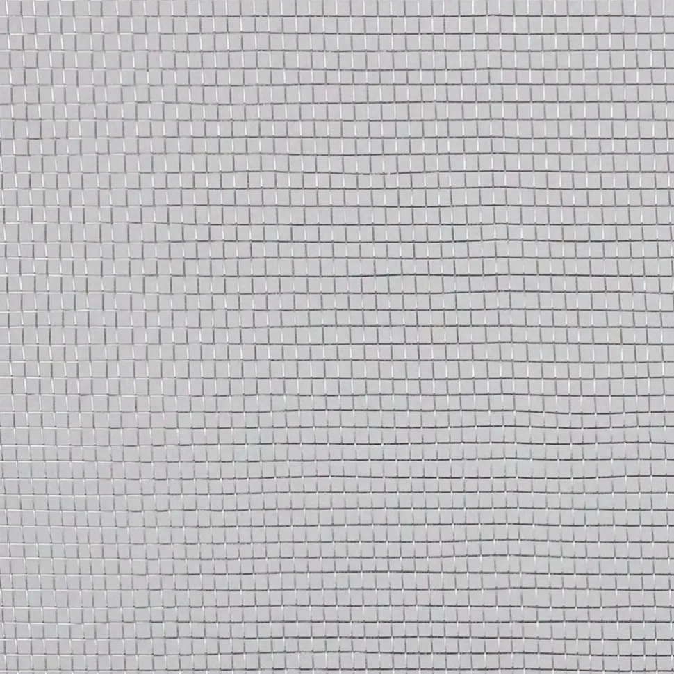 Verkkosuoja alumiini 100x500cm hopea