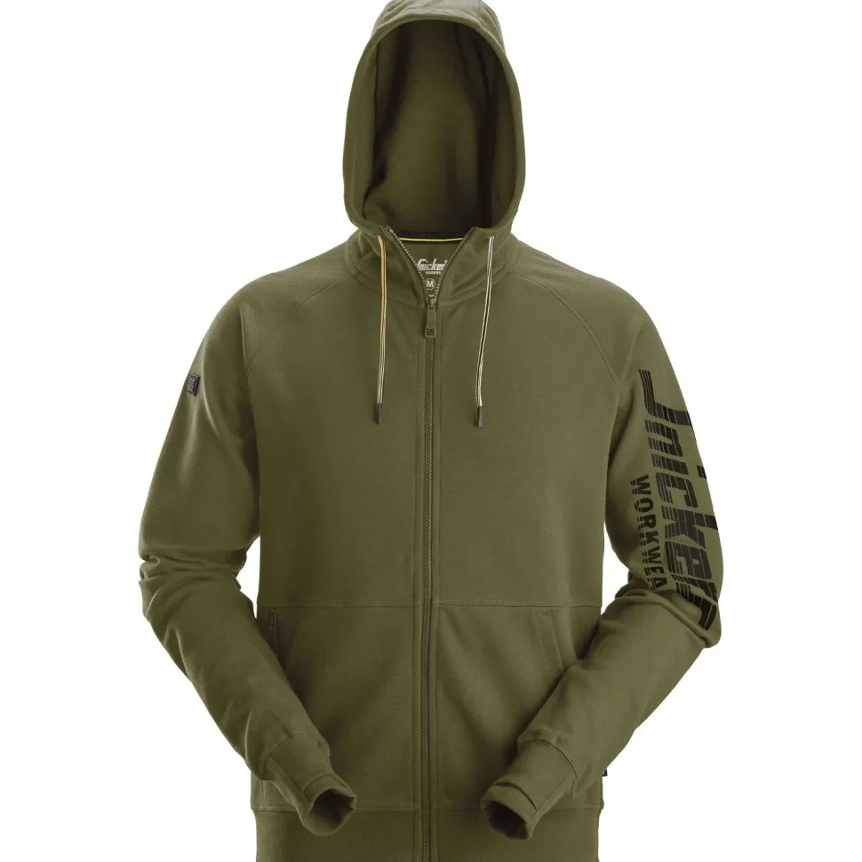 Vetoketjuhuppari Snickers Workwear 2895 logolla