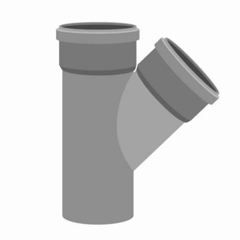 Viemärin haarayhde Meltex HT Ø75/75 mm 88,5° pyöreä