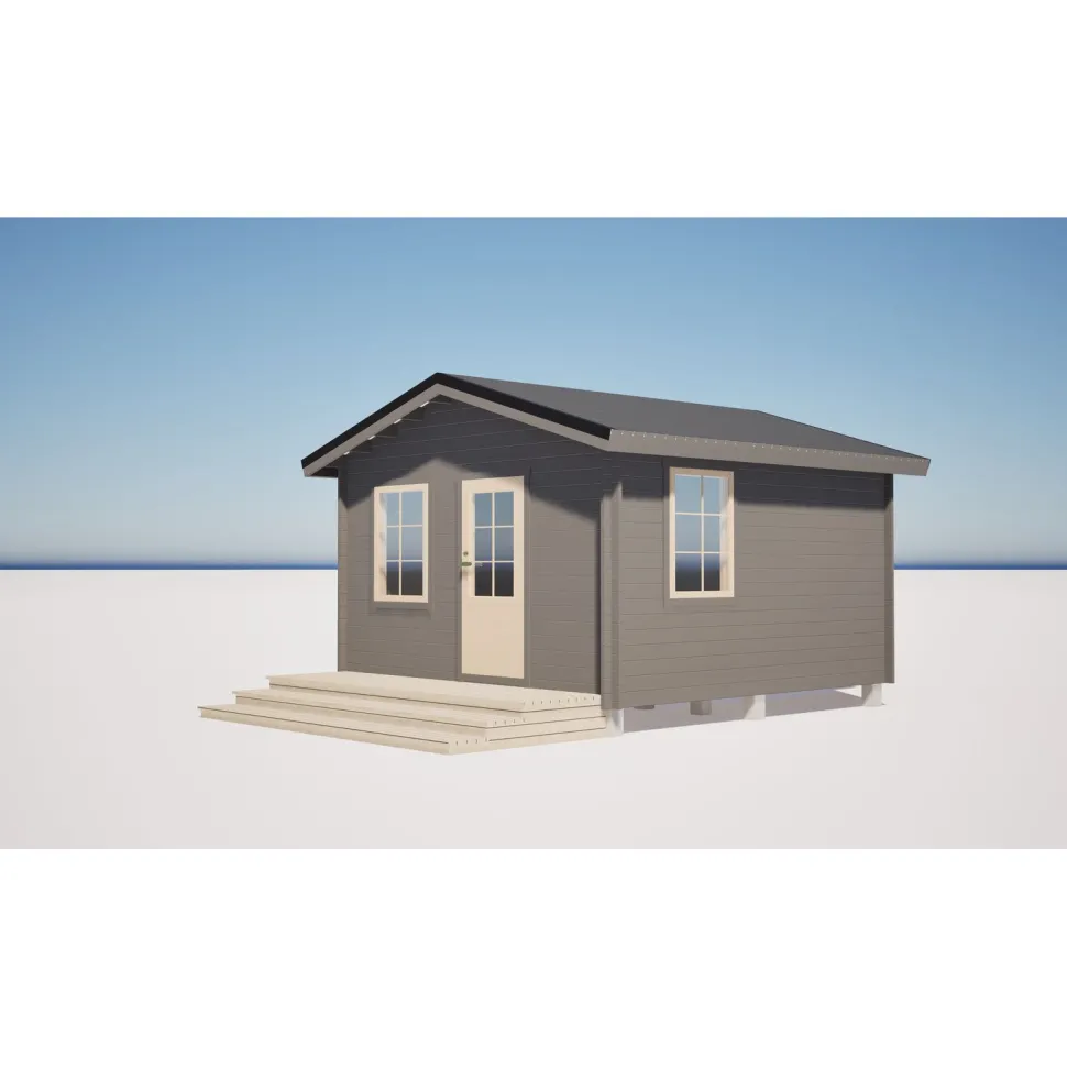Vierasmaja LP Garden V-L, 16m², harjakatto