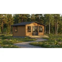 Vierasmaja LP Garden V-XXL, 25m², harjakatto