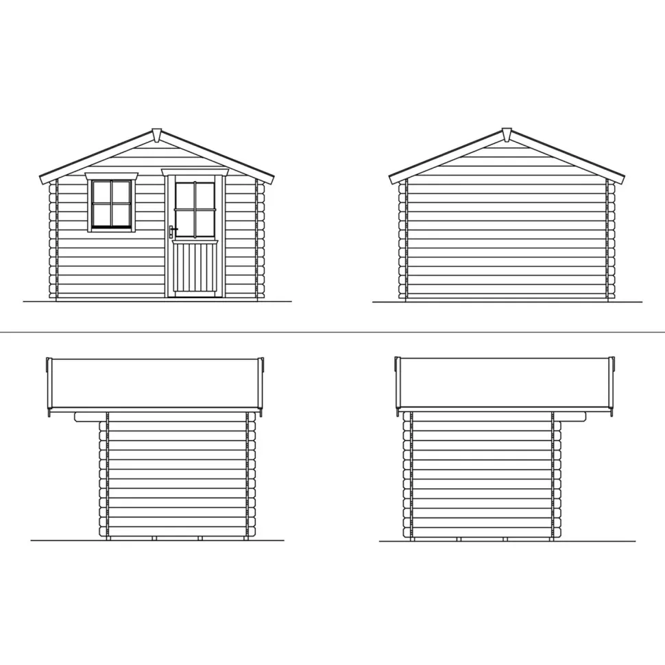 Vierasmaja Skan Holz Como 1 6m²