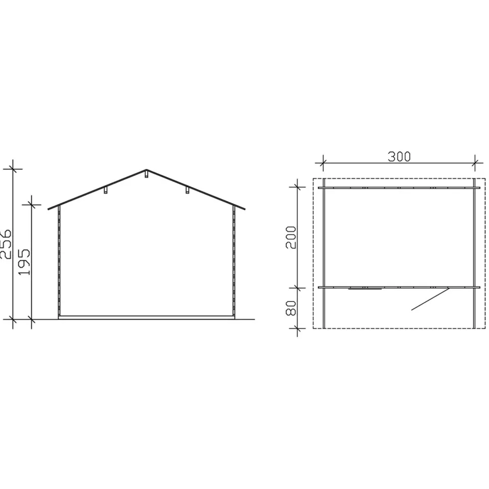 Vierasmaja Skan Holz Como 1 6m²