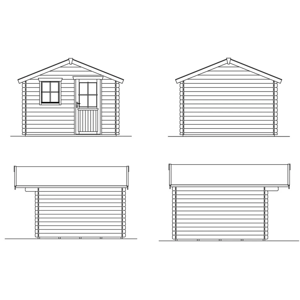 Vierasmaja Skan Holz Como 3 9m²