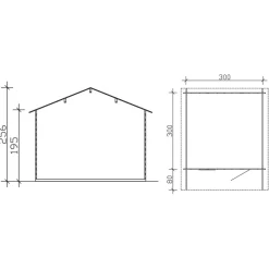 Vierasmaja Skan Holz Como 3 9m²