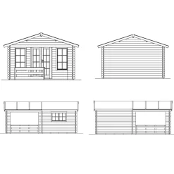 Vierasmaja Skan Holz Holmestrand 11,4 + 11,8 m²