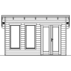Vierasmaja Skan Holz Ostende 3 12m²