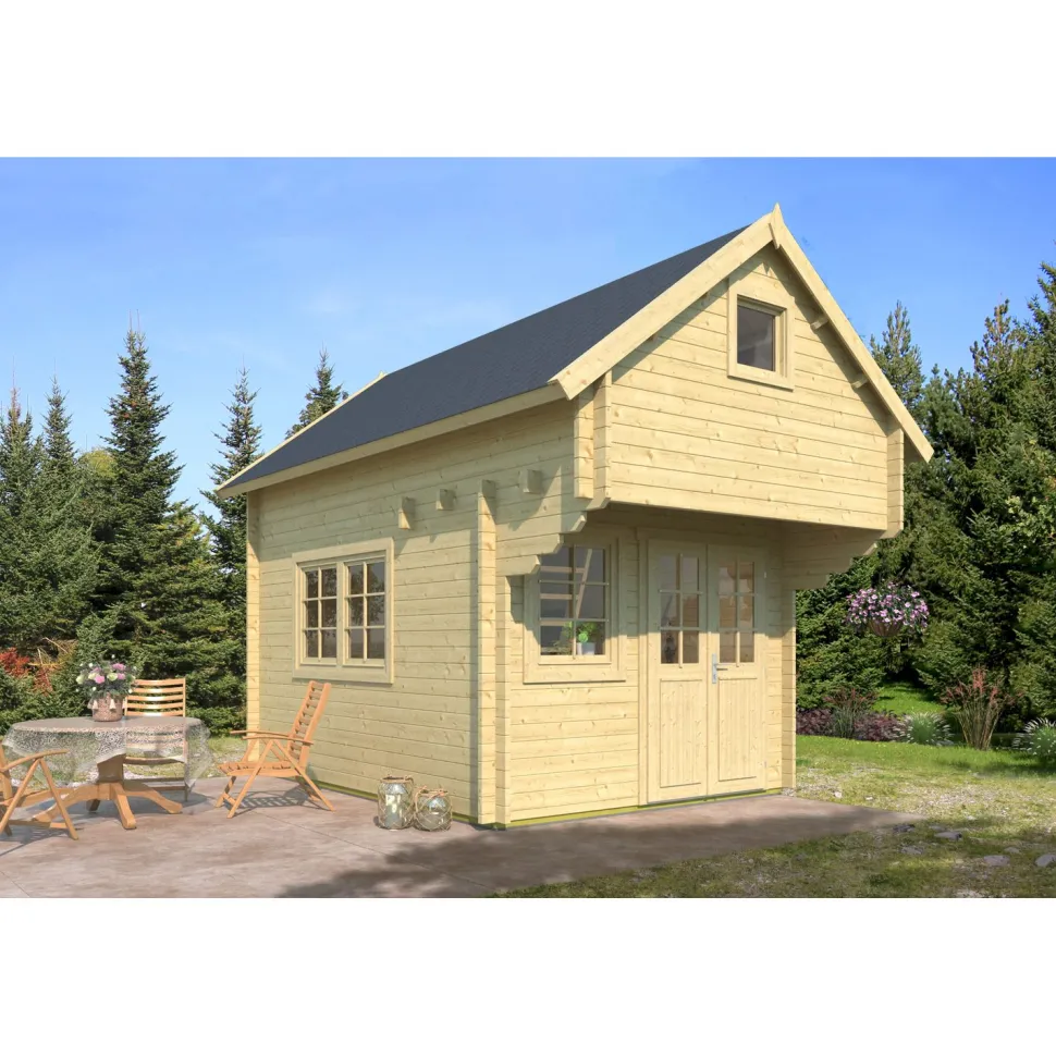 Vierasmaja Tene Bunkie Hudson, 9.2 + 4.8m², makuuparvella