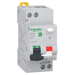 Vikavirtajohdonsuojakatkaisija Schneider Electric Easy9 RCBO 2B10 30 mA