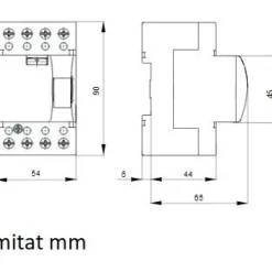 Vikavirtasuojakytkin Gewiss, GW VVS 4P, 4x40A, 30mA