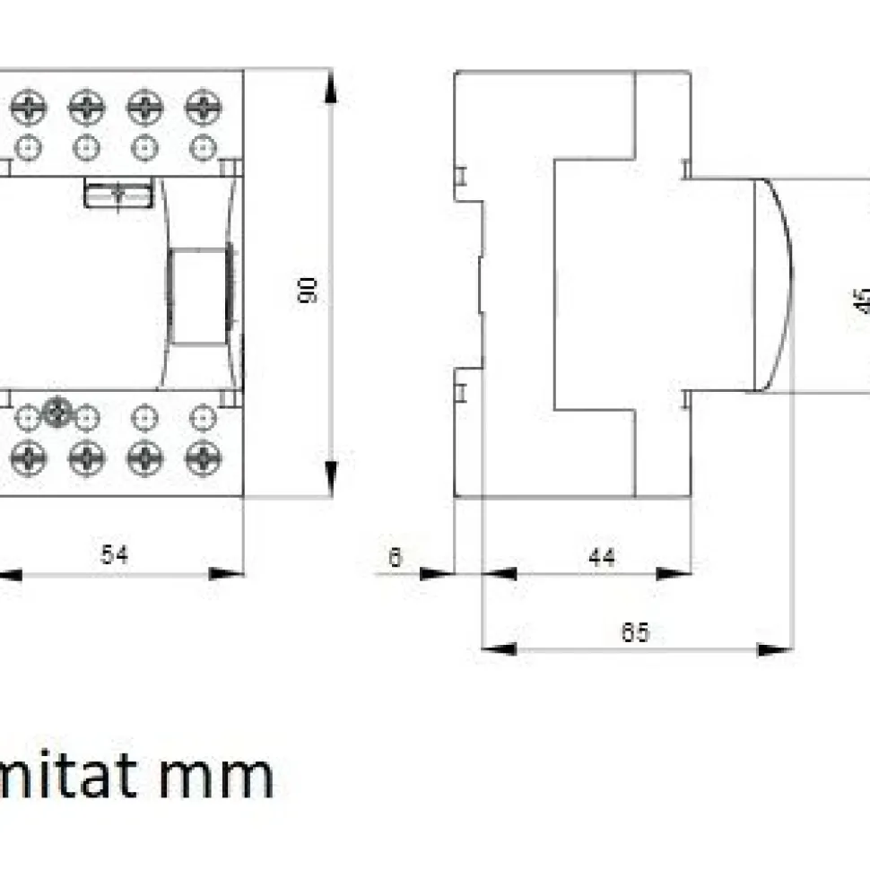 Vikavirtasuojakytkin Gewiss, GW VVS 4P, 4x40A, 30mA