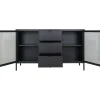 Vitriini House Nordic Dalby, 3 laatikolla, 140x40x85cm, musta