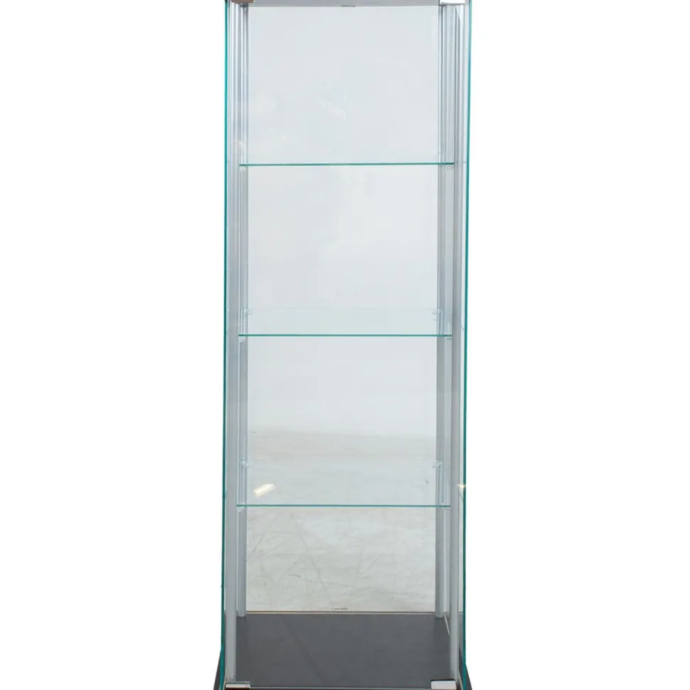 Vitriinikaappi Home4You AIKO 60x36xK163 cm, harmaa