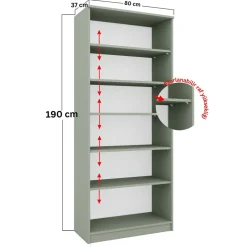 Vitriinikaappi Linento Furniture Lucas Glass