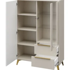 Vitriinikaappi Nomla 2D2SZ XYLIX, beige
