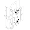 Välioven lukkorunko ST/JME 4260 oikea VL0068 IPP