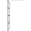 Walk-in suihkun seinäke karkaistu lasi 140x195cm