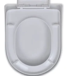 WC-istuimen kansi soft-close neliö valkoinen