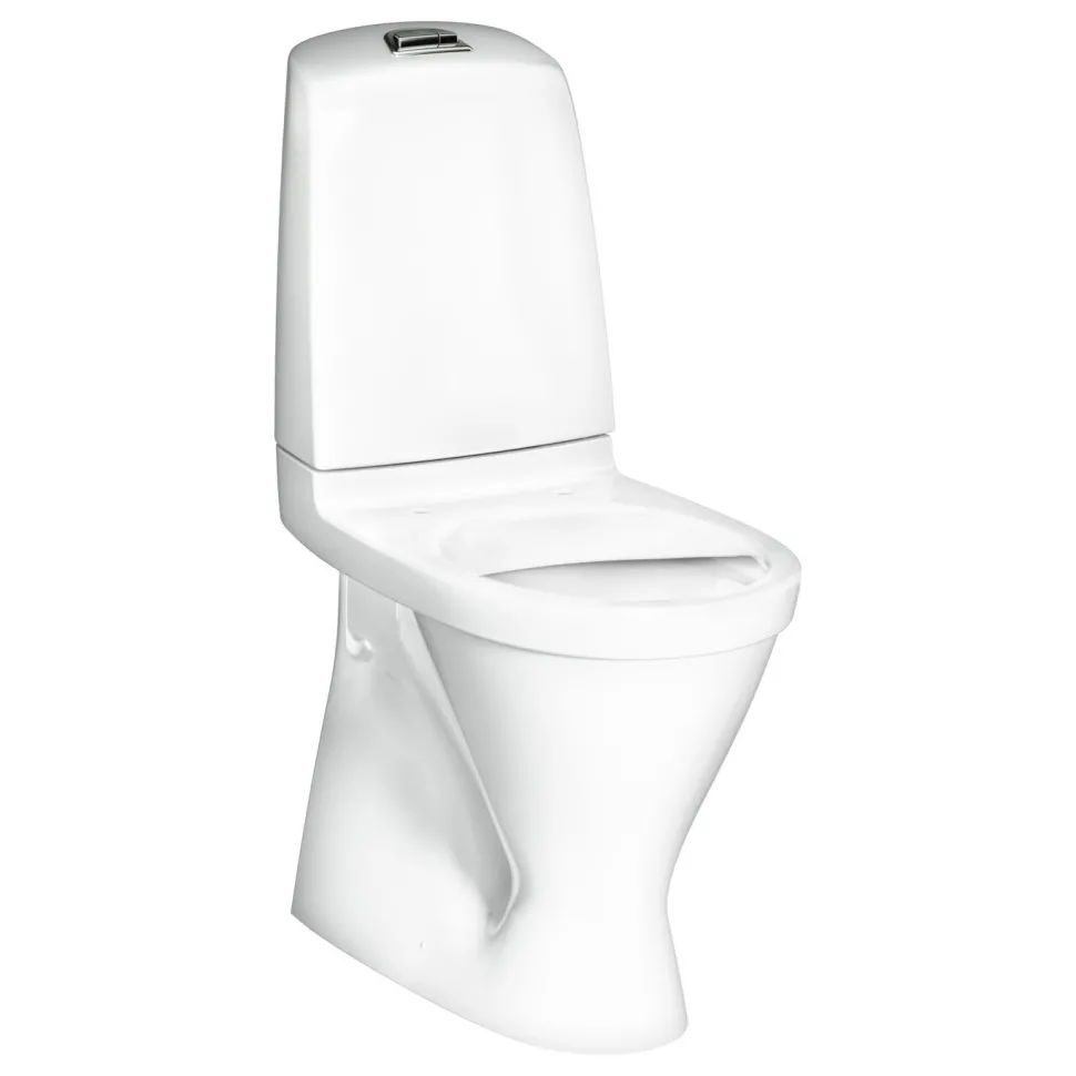 WC-istuin Gustavsberg Nautic 1546 Hygienic Flush korotettu piilo-S ilman kantta