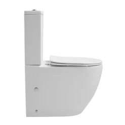 WC-istuin Interia Pacho Rimless, soft-close -kannella, eri värejä