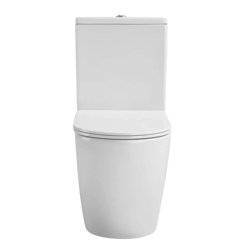 WC-istuin Interia Pacho Rimless, soft-close -kannella, eri värejä