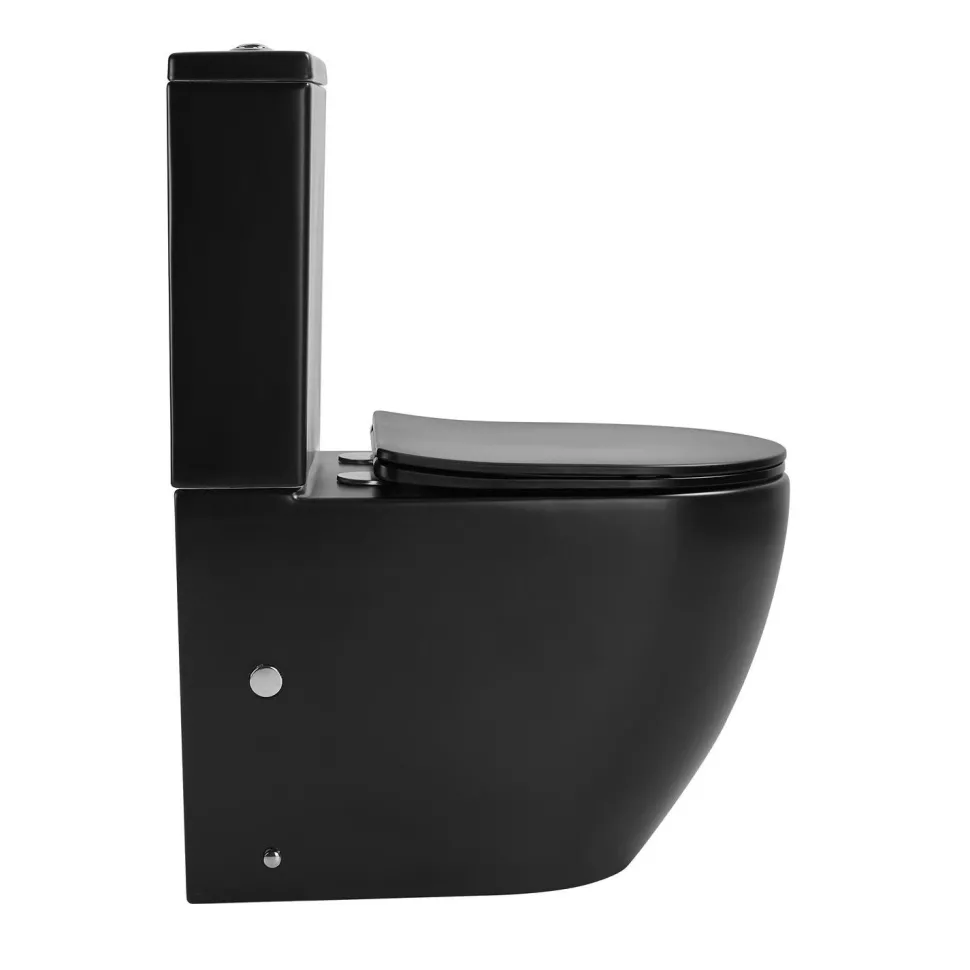 WC-istuin Interia Pacho Rimless, soft-close -kannella, eri värejä