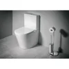 WC-istuin Interia Pako Rimless soft-close -kannella kaksoishuuhtelu, valkoinen