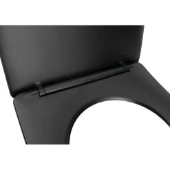 WC-istuin Interia Pako Rimless soft-close -kannella kaksoishuuhtelu, mattamusta