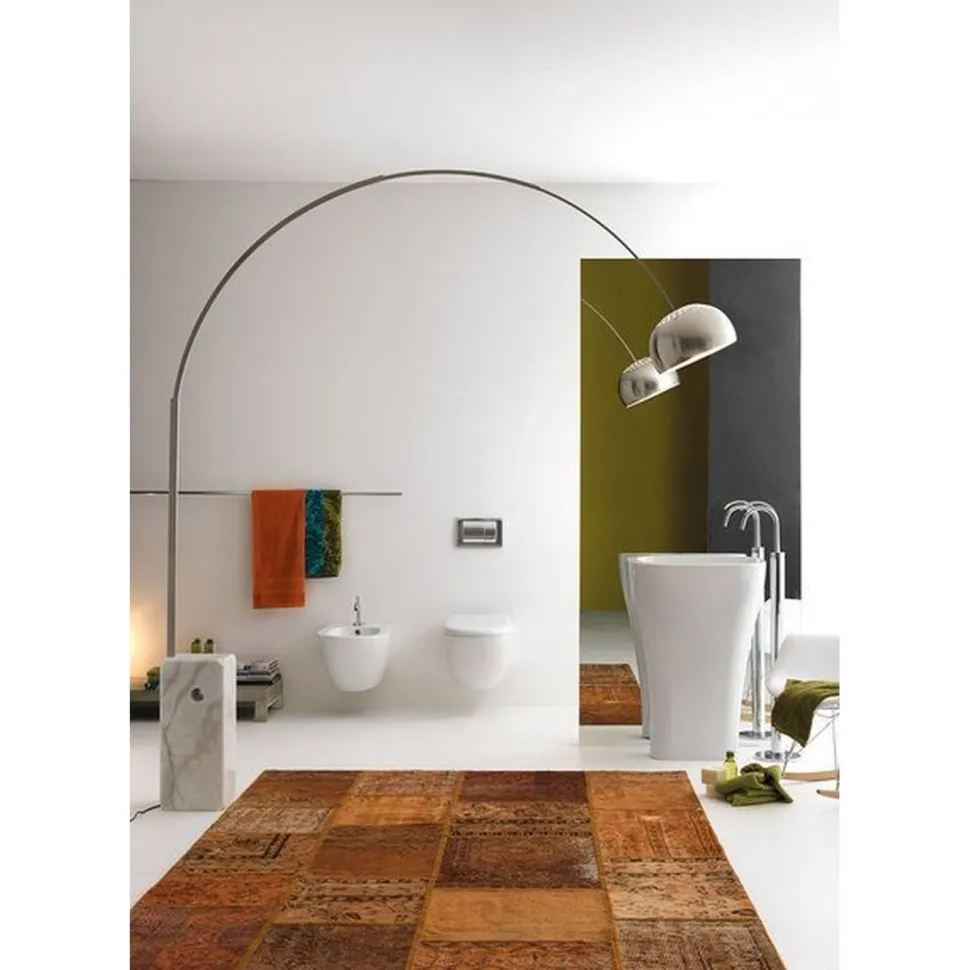 WC-istuin Kerasan Aquatech Rimless seinämalli valkoinen