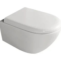 WC-istuin Kerasan Aquatech Rimless seinämalli valkoinen