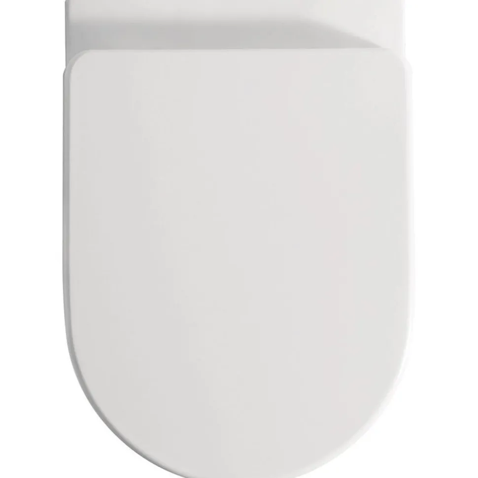 WC-istuin Kerasan Flo Rimless seinämalli valkoinen