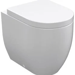 WC-istuin Kerasan Flo S/P-lukko lattiamalli valkoinen
