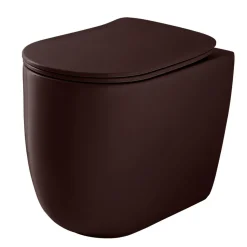 WC-istuin Kerasan Nolita 5318 Rimless S/P-lukko lattiamalli matta eri värejä