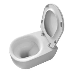 WC-istuin Kerasan Nolita Tech 5318TK Rimless lattiamalli S/P-lukko valkoinen