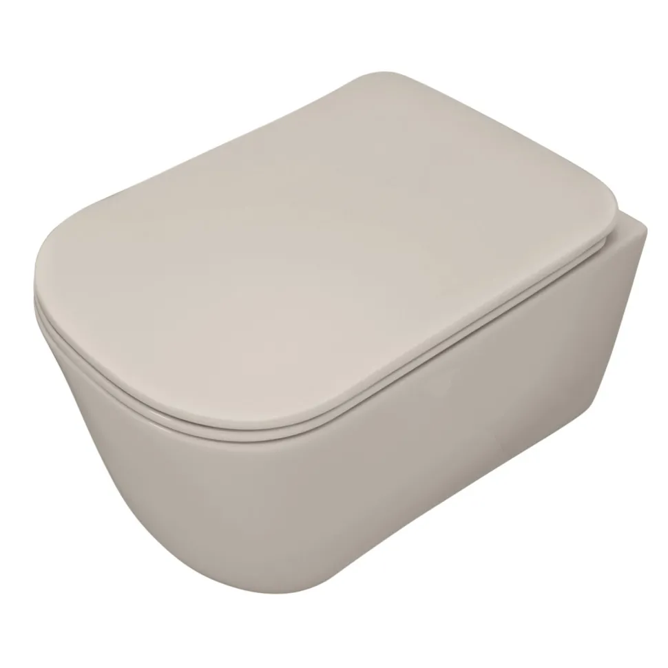 WC-istuin Kerasan Tribeca Rimless 5114 Rimless seinämalli matta eri värejä