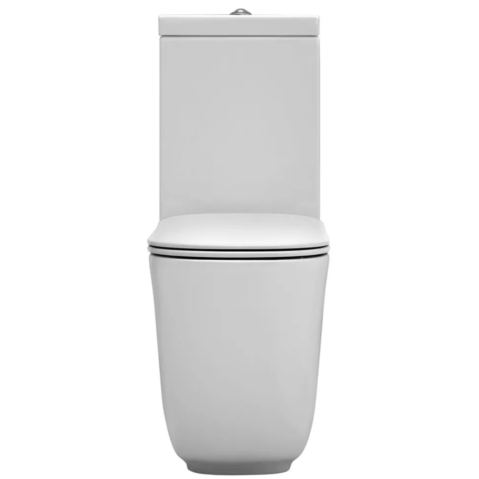 WC-istuin Kerasan Tribeca Tech 3/6l kaksoishuuhtelu S/P-lukko valkoinen