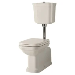 WC-istuin Kerasan Waldorf 2 keraamisella alasäiliöllä kromi