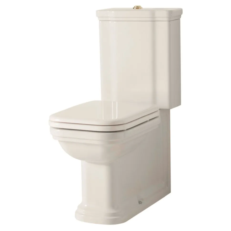 WC-istuin Kerasan Waldorf 3 3/6l kaksoishuuhtelu pronssi