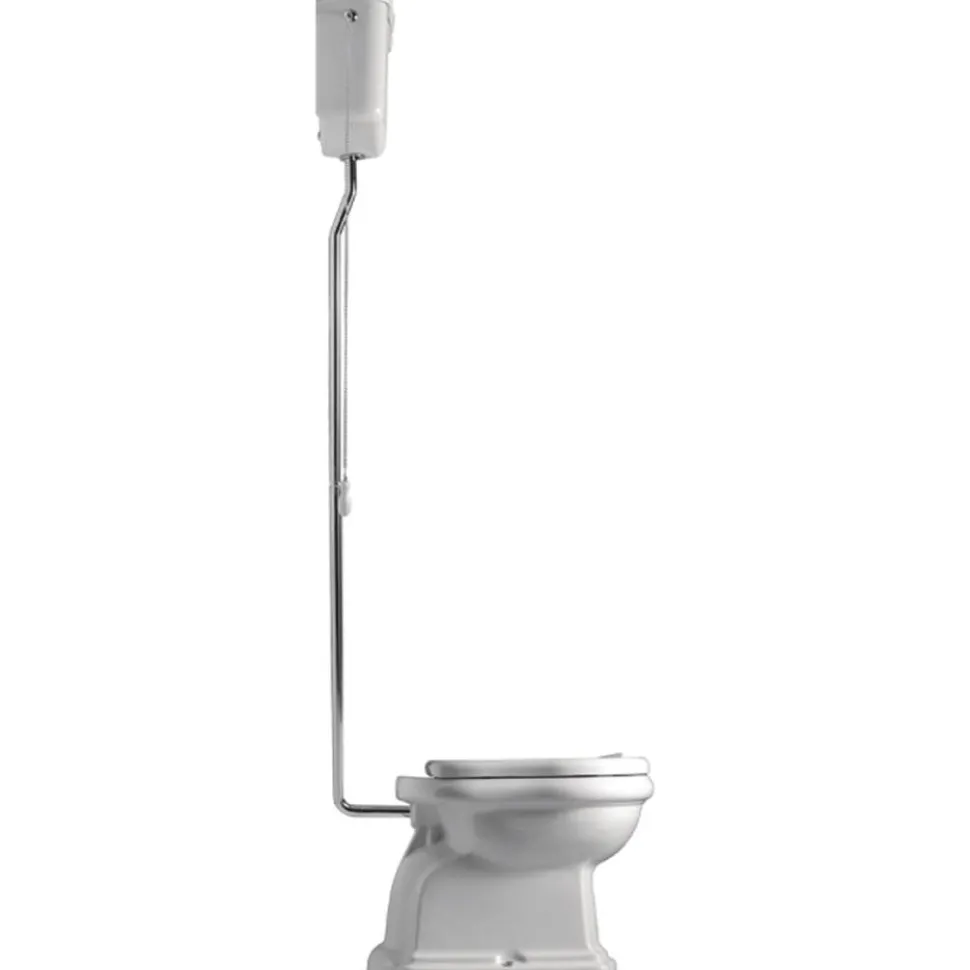 WC-istuin Lavabo Retro High, P-lukko, valkoinen, eri värejä