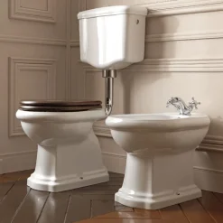 WC-istuin Lavabo Retro Low, S-lukko, valkoinen, eri värejä