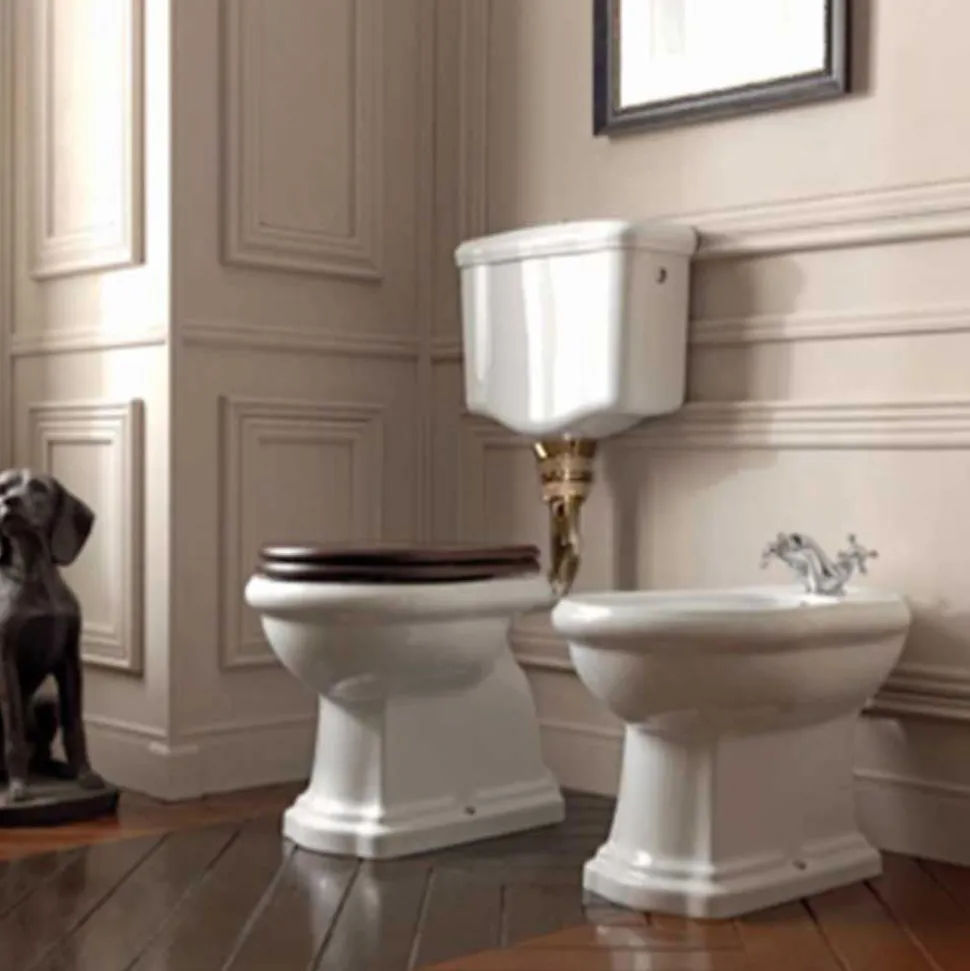 WC-istuin Lavabo Retro Low, S-lukko, valkoinen, eri värejä