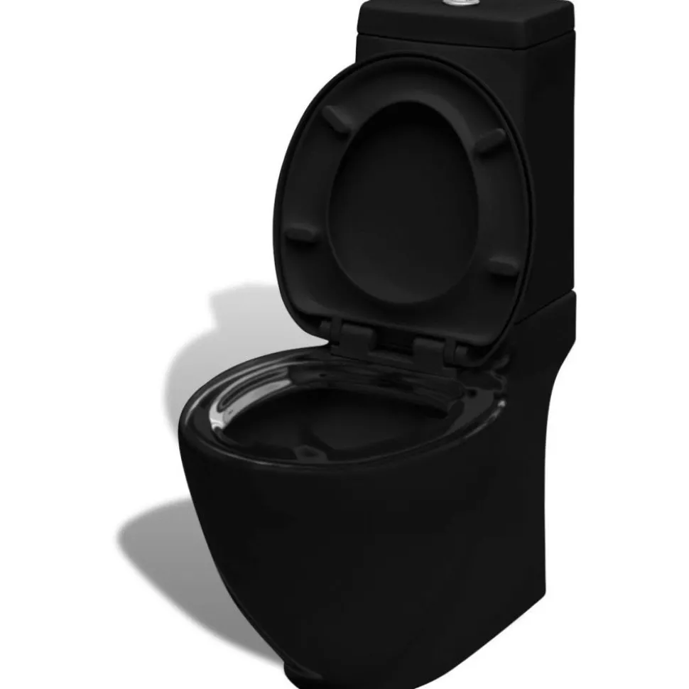 WC-Pönttö & Bidee Sarja Keraaminen Musta